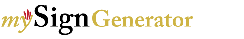Sign Generator logo
