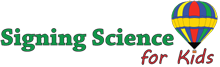 Signing Science for Kids logo