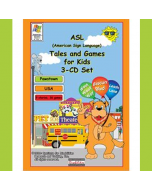 ASL Tales and Games for Kids, 3-CD Set