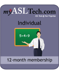 myASL Tech Individual/Teacher 12-Month Membership Small Logo