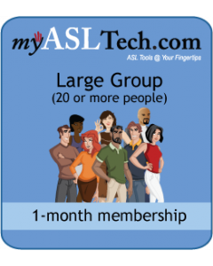 myASL Tech Large Group 1-Month Membership Small Logo