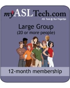 myASL Tech Large Group 12-Month Membership Small Logo