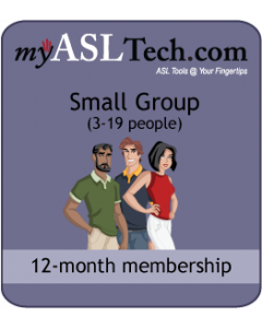 myASL Tech Small Group 12-Month Membership Small Logo