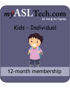 myASLTech Kids - Individual 12-Month Membership Small Logo