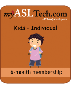 myASLTech Kids - Individual 6-Month Membership Large Logo